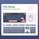 EPOMAKER SKYLOONG GK75 Lite Gasket-Like Mount Wired Hot Swappable Programmable Keyboard with A Rotary Knob, Win/Mac Compatible EPOMAKER SKYLOONG GK75 Lite Gasket-Like Mount Wired Hot Swappable Programmable Keyboard with A Rotary Knob, Win/Mac Compatible