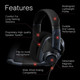 EPOS H6Pro - Open Acoustic Gaming Headset with Mic - Lightweight Headband - Comfortable & Durable Design - Xbox Headset - PS4 Headset - PS5 Headset - PC/Windows Headset - Gaming Accessories (Black)