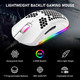 Lightweight Gaming Mouse Wired, 6400DPI Mice Backlit Mice with 7 Buttons Programmable Driver,Ultralight Honeycomb Shell Ultraweave Cable Mouse Compatible with PC Gamers and Xbox and PS4 -White Lightweight Gaming Mouse Wired, 6400DPI Mice Backlit Mice with 7 Buttons Programmable Driver,Ultralight Honeycomb Shell Ultraweave Cable Mouse Compatible with PC Gamers and Xbox and PS4 -White