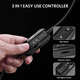 7.1 Surround Sound Gaming Headset with LED Effect, Stereo Headphones with Comfortable Ergonomic Earmuff and Microphone