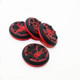 4 in 1 Analog Stick Joystick Rubber Silicone Cap Thumbstick Thumb Grip Cover Case Skin Joystick Grips for PS4 PS3 Xbox One Xbox 360 Controller (2# Red)