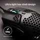 HyperX Pulsefire Haste – Gaming Mouse, Ultra-Lightweight, 59g, Honeycomb Shell, Hex Design, RGB, HyperFlex USB Cable, Up to 16000 DPI, 6 Programmable Buttons,Black HyperX Pulsefire Haste – Gaming Mouse, Ultra-Lightweight, 59g, Honeycomb Shell, Hex Design, RGB, HyperFlex USB Cable, Up to 16000 DPI, 6 Programmable Buttons,Black
