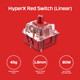 HyperX Alloy Elite 2 – Mechanical Gaming Keyboard, Software-Controlled Light & Macro Customization, ABS Pudding Keycaps, Media Controls, RGB LED Backlit, Linear Switch, HyperX Red,Black HyperX Alloy Elite 2 – Mechanical Gaming Keyboard, Software-Controlled Light & Macro Customization, ABS Pudding Keycaps, Media Controls, RGB LED Backlit, Linear Switch, HyperX Red,Black