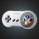 2 Pack Retro SNES USB Controller for PC Games, Classic Wired SNES USB Super NES Game Pad Controller Joypad for Windows PC MAC Linux Retro Pie