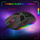 LexonElec Gaming Mouse and Mousepad Combo,69g Lightweight Honeycomb Shell,16,000 DPI Optical Sensor Chroma RGB Lighting Mouse,10 Color RGB LED Light Mouse Pad for PC Gamer(Black)