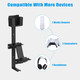Linkstyle Wall Mounted Headphone and Controller Holder, Compatible with Xbox One, PS4, PS3, Switch, PC Gamepads, Holds up to 3.3lbs