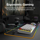 60% Gaming Keyboard and Mouse Combo,PBT Dye Sublimation Keycap,Wired Ergonomic Mechanical Keyboard+RGB Lightweight Honeycomb Mouse,12000 DPI Optical Sensor for PC/Mac (White/Red Switch)