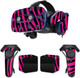 MightySkins Skin Compatible with HTC Vive Pro VR Headset - Pink Zebra Protective, Durable, and Unique Vinyl Decal wrap Cover Easy to Apply, Remove, and Change Styles Made in The USA