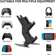 Controller Holder, Game Controller Rack Headset Stand for Xbox Series X S/Xbox one / PS5 / PS4 / NS/PC/Headset, Aluminum Metal Headset Mount Universal Organizer for Video Game Accessories