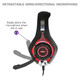 Nyko Core Universal Stereo Gaming Headset w/Retractable Microphone, Red LEDs & Soft Ear Cushions - Perfect for PS5, PS4, Xbox, PC & Nintendo Switch Gaming