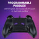 Victrix Gambit World's Fastest Licensed Xbox Controller, Elite Esports Design with Swappable Pro Thumbsticks, Custom Paddles, Swappable White / Purple Faceplate for Xbox One, Series X/S, PC