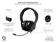 PowerA Fusion Wired Stereo Gaming Headset with MIc for PlayStation 4, Xbox One, Xbox One X, Xbox One S, Xbox 360, Nintendo Switch, PC, Mac, VR, Android, and IOS - Black