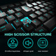 Light Up Quiet Gaming Keyboard - Membrane Silent Wired Keyboard with Low Profile Lighted Key for Computer, Windows PC Gamer - Full Size, Black Light Up Quiet Gaming Keyboard - Membrane Silent Wired Keyboard with Low Profile Lighted Key for Computer, Windows PC Gamer - Full Size, Black