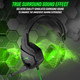 Gaming Headset for XBOX One Surround Sound Altec Lansing Game Headphones Noise Cancelling Mic AL4000, XBOX Green Playstation Blue RGB
