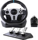 PXN V9 Game steering wheel With Pedals and Shifter,PC Game Racing Wheel 270°/900° Adjustable-Support Vibration and Headset Function, For Xbox One, Xbox Series S/X PS4, PS3,Nintendo Switch