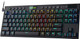 Redragon K622 Horus TKL RGB Mechanical Keyboard, Ultra-Thin Designed Wired Gaming Keyboard w/Low Profile Keycaps, Dedicated Media Control & Clicky Blue Switch, Pro Software Supported