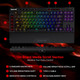 Redragon K596 PRO RGB Mechanical Gaming Keyboard, 5.0 BT/2.4 Ghz/Wired Three Modes, 87 Keys TKL Compact Keyboard w/Durable Battery, 10 Onboard Macro Keys & Wrist Rest, 10H Play Time, Red Switches