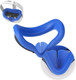 RGEEK VR Silicone Face Cover for Quest 2 VR Headset Sweat-Proof Lightproof Non-Slip Washable Replacement Face Pads Quest 2 Accessories(Blue)
