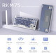 RK ROYAL KLUDGE M75 Mechanical Keyboard 2.4GHz/Bluetooth/USB-C Wired Gaming Keyboard 75% Layout 81 Keys Gasket Mounted with OLED Smart Display & Knob, RGB Backlight Hot-Swappable Brown Switch RK ROYAL KLUDGE M75 Mechanical Keyboard 2.4GHz/Bluetooth/USB-C Wired Gaming Keyboard 75% Layout 81 Keys Gasket Mounted with OLED Smart Display & Knob, RGB Backlight Hot-Swappable Brown Switch