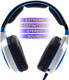 USB Stereo Gaming Headset PC, SADES L9Plus 7.1 Virtual Surround Sound Noise Isolation Over Ear Headphones Mic, LED Light, Deep Bass, Soft Memory Earmuffs Laptop Desktop Computer (Black Blue)