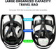 Carrying Travel Case for Oculus Meta Quest 2, Quest 3, Apple Vision Pro Accessories, Expandable Capacity Fixed Storage Controllers and Head Strap and All, Crossbody Sling Backpack Carrying Travel Case for Oculus Meta Quest 2, Quest 3, Apple Vision Pro Accessories, Expandable Capacity Fixed Storage Controllers and Head Strap and All, Crossbody Sling Backpack