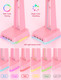 RGB Headphones Stand with 3.5mm AUX and 3 USB 2.0 Ports, Gaming Headset Holder Hanger with Non-Slip Rubber Base for SOSISU Gaming Headset(Not Included), PC, Desktop (Pink)