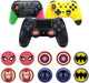 for PS5 PS4 PS3 Xbox 360 Xbox One Switch Pro Wii u Controller Silicone Thumb Grip Cap Joystick Thumbstick (#A)