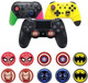 for PS5 PS4 PS3 Xbox 360 Xbox One Switch Pro Wii u Controller Silicone Thumb Grip Cap Joystick Thumbstick (#E)