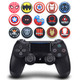 for PS5 PS4 PS3 Xbox 360 Xbox One Switch Pro Wii u Controller Silicone Thumb Grip Cap Joystick Thumbstick (#C)