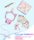 SVYHUOK Girls Pink Unicorn Wired Headphones,Cute Cat Ear Kids Game Headset for Boys Teens Tablet Laptop PC,Over Ear Children Headset withMic,for School Birthday Xmas s