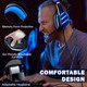 Ozeino Gaming Headset for PS4 PS5 Xbox One PC Switch Laptop with 7.1 Surround Sound, Gaming Headphones with Noise Canceling Mic