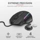 Mouse GXT 165 Celox Gaming Mouse Full RGB, Up to 10.000 DPI, 8 Programmable Buttons, Wired, Adjustable Weight, PC and Laptop