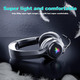 Gaming Headset with Microphone for Playstation 5, Double Head Beam Suspended Soft Soft Memory Earmuffs, 7.1 Surround Sound Wired Headset LED Light for PS5, PC, PS4, iMac, Laptop Gaming Headset with Microphone for Playstation 5, Double Head Beam Suspended Soft Soft Memory Earmuffs, 7.1 Surround Sound Wired Headset LED Light for PS5, PC, PS4, iMac, Laptop