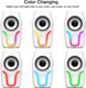 Computer Speakers,2.0 Stereo Volume Control Gaming Speakers with Surround Sound,6 RGB LED Backlit Effect,USB Powered Wired Laptop Speakers with 3.5mm for Desktop Computer/PC/Laptops(White) Computer Speakers,2.0 Stereo Volume Control Gaming Speakers with Surround Sound,6 RGB LED Backlit Effect,USB Powered Wired Laptop Speakers with 3.5mm for Desktop Computer/PC/Laptops(White)