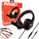 Rage XP14 Stereo Gaming Headset with Mic for, PS4, Xbox One, Switch and PC - Red