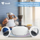 VeeR Charging Dock for Quest 2,VR Headset Charging Stand Compatible with Meta Quest 2 Accessories Wall Mount Charger Station, USB-C Link Cable - White