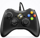 VOYEE PC Controller, Wired Controller Compatible with Microsoft Xbox 360 & Slim/PC Windows 10/8/7, with d Joystick, Double Shock Enhanced (Black) VOYEE PC Controller, Wired Controller Compatible with Microsoft Xbox 360 & Slim/PC Windows 10/8/7, with d Joystick, Double Shock Enhanced (Black)