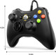 VOYEE PC Controller, Wired Controller Compatible with Microsoft Xbox 360 & Slim/PC Windows 10/8/7, with d Joystick, Double Shock Enhanced (Black) VOYEE PC Controller, Wired Controller Compatible with Microsoft Xbox 360 & Slim/PC Windows 10/8/7, with d Joystick, Double Shock Enhanced (Black)