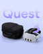 Yinke Carrying Case for Meta Quest 3/Oculus Quest 2/Pico 4 VR Headset with Elite Strap Accessories, Portable Travel Case Protective Cover Storage Bag