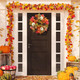 Adeeing 20" Fall Wreath for Front Door, Autumn Wreath with Pumpinks Pinecones Maple Leaves, Fall Decor for Thanksgiving Harvest Home Outside Indoor Wall Porch