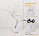 Twinkling Tree Fairy Light Spirit Tree Lamp Bonsai Tree Light, Fairy Light Tree, Cute Room Decor Aesthetic Decor, Night Light Lamp, Twinkle Tree, (Silver Branches 108 LED)