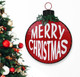 All Chic Retro Christmas Wall Decorations Merry Christmas Sign Christmas Wall Decor Wreath Retro Christmas Decorations Round Metal Tin Sign Rustic Wall Decor Country Home Decor…
