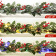 6ft Prelit Artificial Eucalyptus Christmas Garland, Multi-Color Lights/Battery Operated, Lighted Faux Silver Dollar Garland for Mantle Table Stairs Railing Xmas Indoor Outdoor Decoration 6ft Prelit Artificial Eucalyptus Christmas Garland, Multi-Color Lights/Battery Operated, Lighted Faux Silver Dollar Garland for Mantle Table Stairs Railing Xmas Indoor Outdoor Decoration