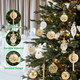 Shatterproof Christmas Ball Ornaments Set, 130 Pack Christmas Tree Decorations, Assorted Hanging Christmas Balls Bulk for Holiday Indoor Outdoor Xmas Party Decor (130 Golden)