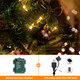 Christmas Lights, 66ft 200 LED String Lights with Timer, USB or Battery Operated String Lights Waterproof 8 Modes Lights for Christmas Tree Wreath Indoor Outdoor Decor, Warm White