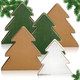 5 Pcs Christmas Table Decorations Christmas Tree Wooden Farmhouse Table Centerpiece Rustic Xmas Tree Wooden standing Table Decors Farmhouse Holiday Wood Christmas Tree Signs for Tiered Tray