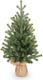 24" Artificial Christmas Tree Fake Small Fir Tree for Home Farmhouse Tabletop Mantel Windowsill Holiday Christmas Decorations Indoor