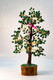 300 Leaves Green Aventurine Gemstone Chips Gemstone Tree with Two Birds Christmas Tree Home Décor
