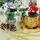 66 Feet Christmas Tree Beads, Merry Christmas Gold Bead Garland for Christmas Tree, Plastic Words Christmas Tree String Garland Beads, Faux Christmas Tree Decor for Xmas Holiday Home Mantle Wreath