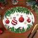 Christmas Paper Platters Disposable Christmas Ball Oval Party Plates 10" x 12" Large Christmas Dinner Serving Platters for Xmas Holiday Party Supplies Dinnerware Table Decorations, 50 Pcs Christmas Paper Platters Disposable Christmas Ball Oval Party Plates 10" x 12" Large Christmas Dinner Serving Platters for Xmas Holiday Party Supplies Dinnerware Table Decorations, 50 Pcs